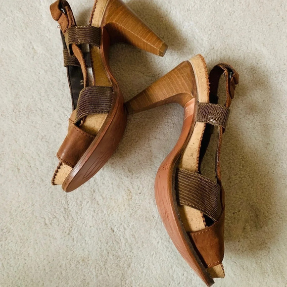 Neosens Sandals Slingback made in Spain leather straps size 36 - Picture 12 of 16